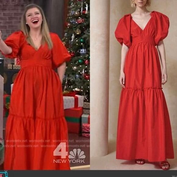 Hunter Bell Sylvie Taffeta Maxi Dress - Picture 2 of 6